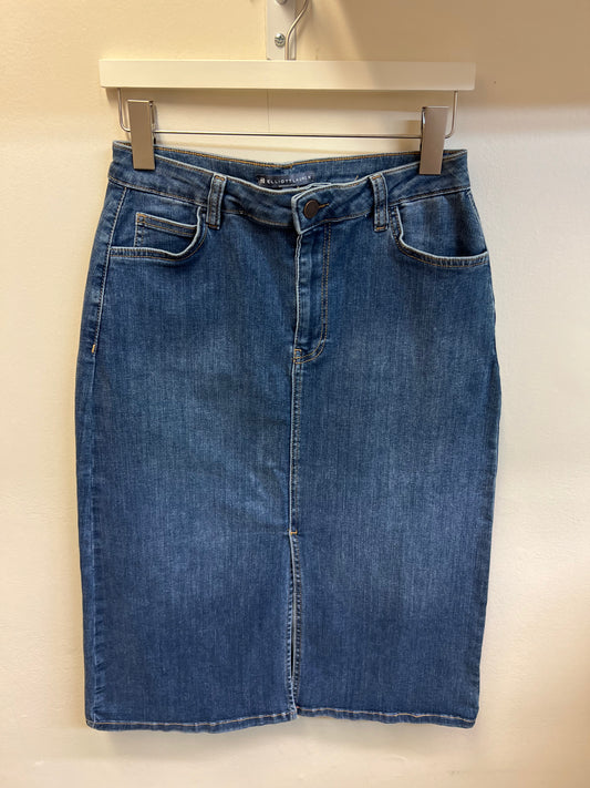 A Line Jean Skirt