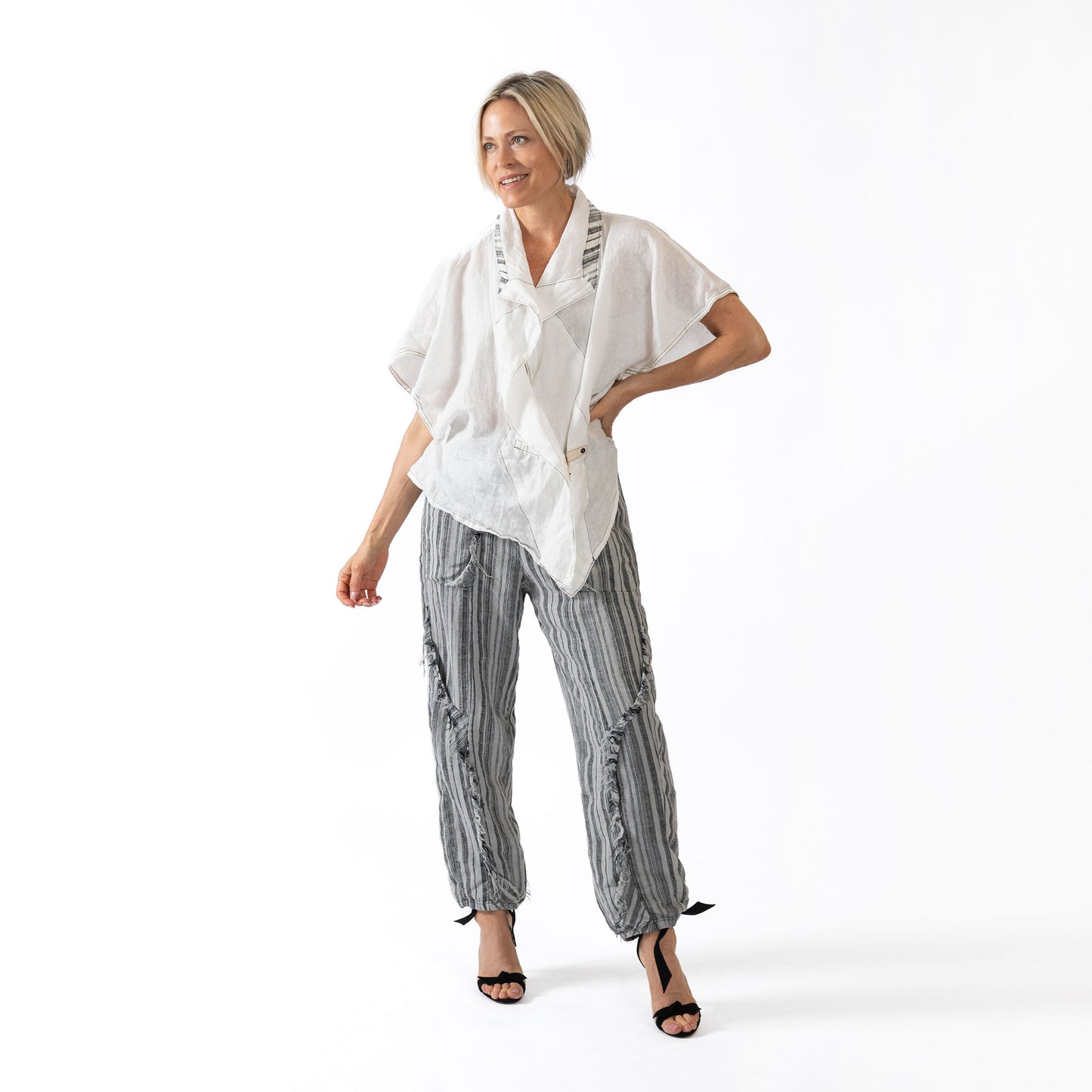 Cynthia Ashby Brant Pants in Dove
