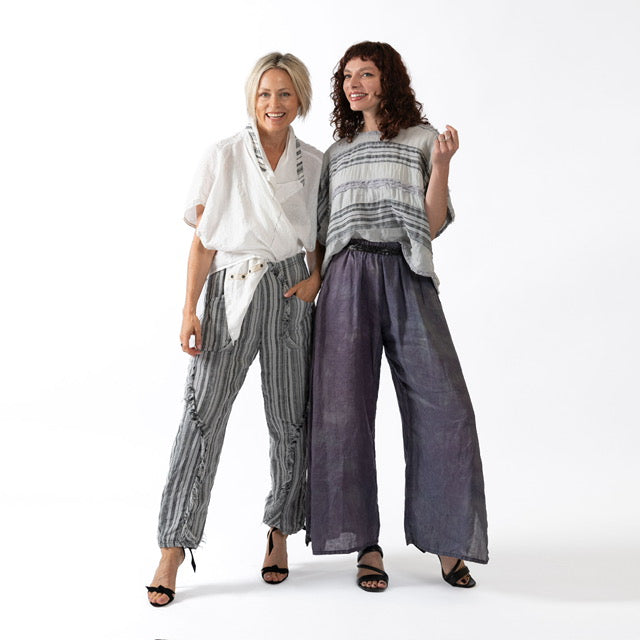 Cynthia Ashby Brant Pants in Dove