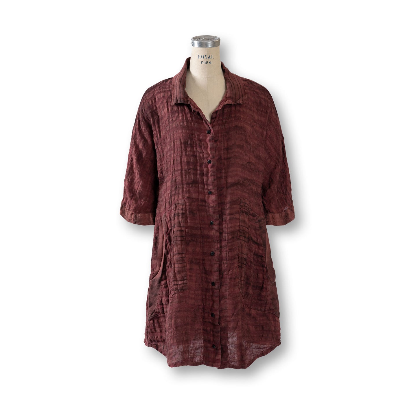 CYNTHIA ASHBY Henley Topper in Terra
