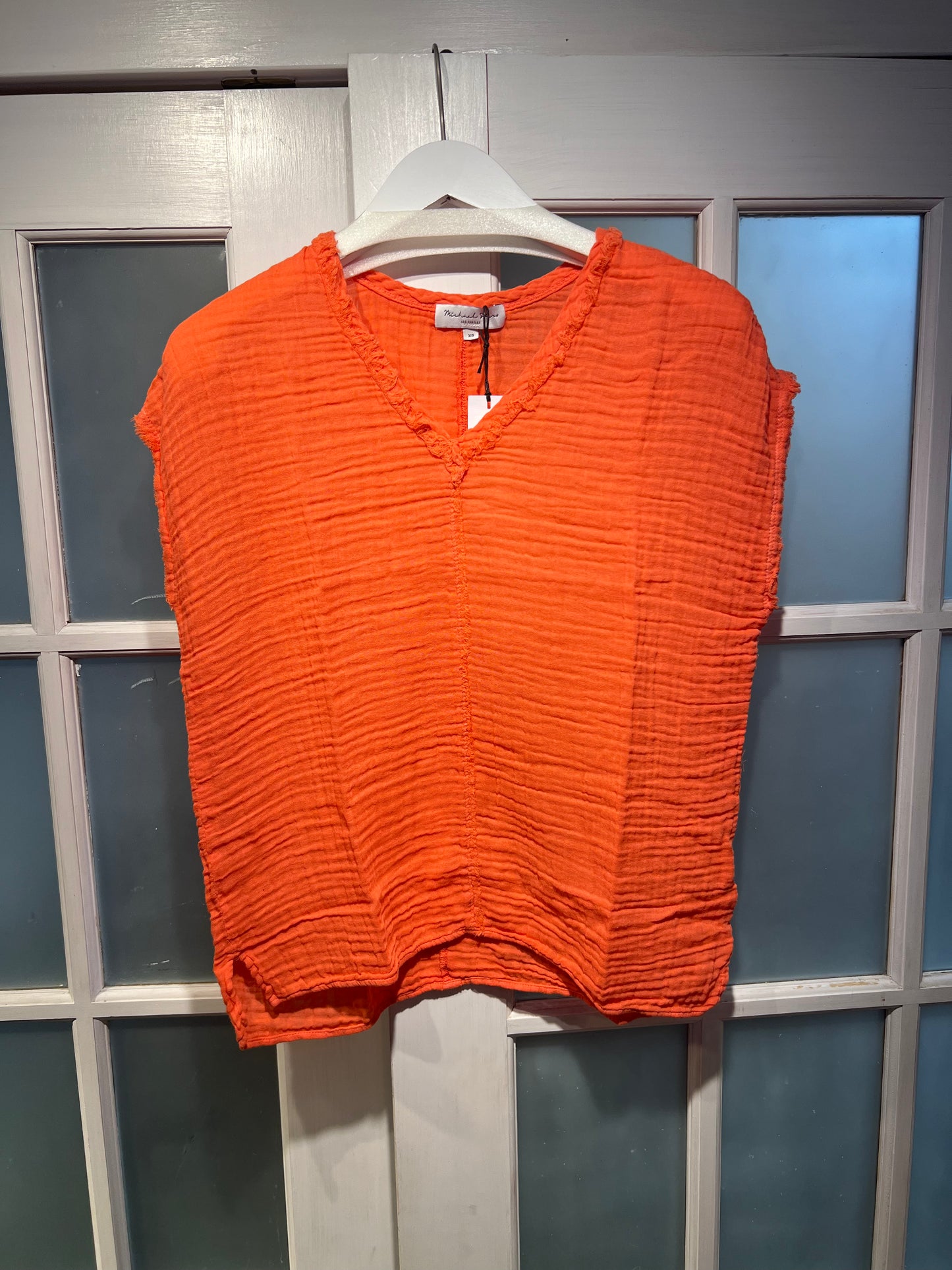 Draya Gauze V-Neck Top