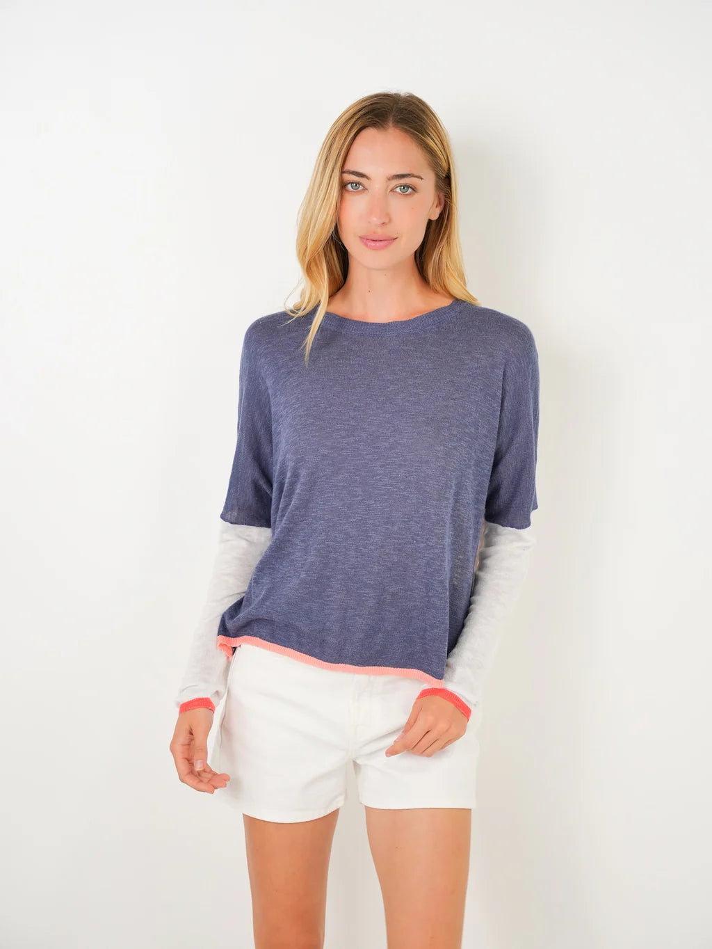 Breaker Top in Honest Indigo