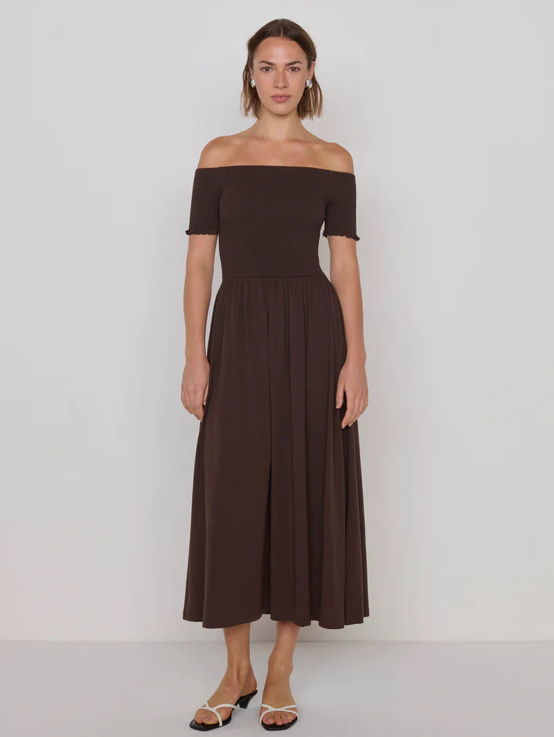 Vivian Dress in Cocoa
