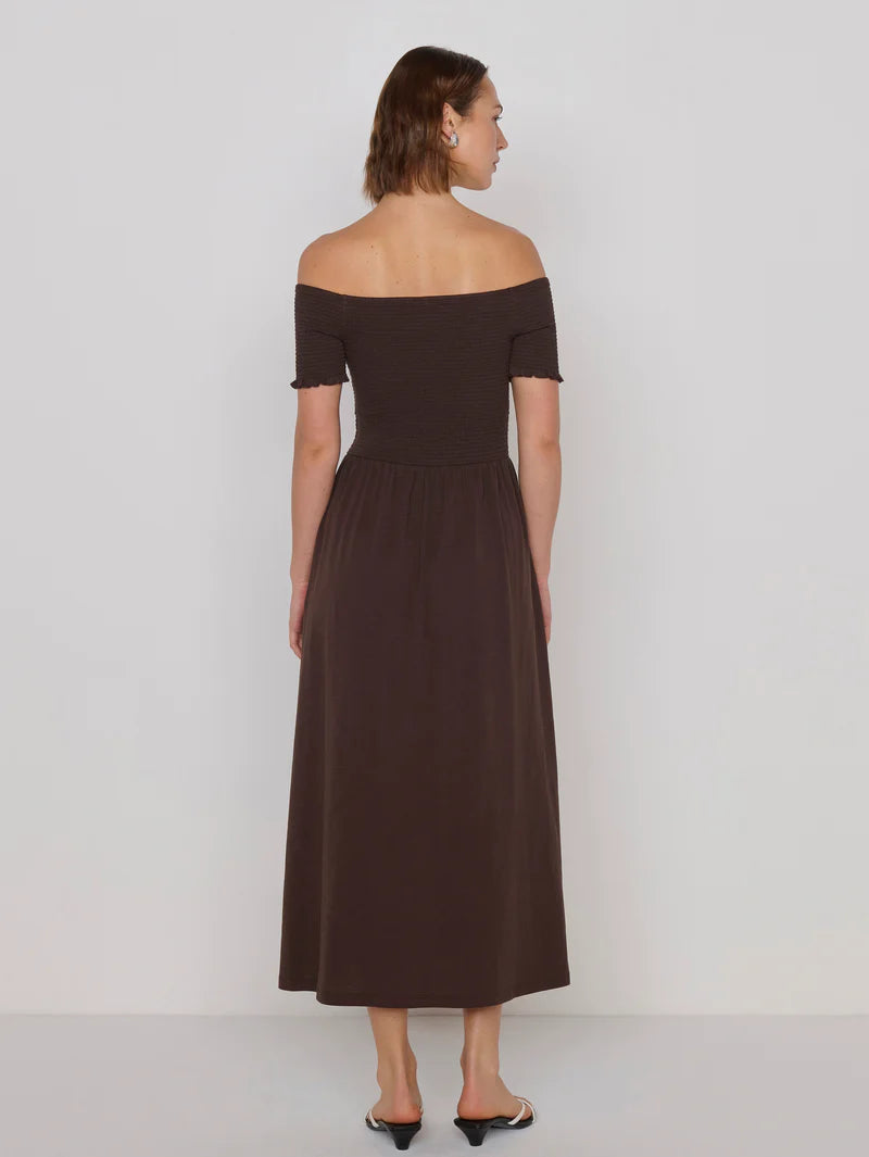 Vivian Dress in Cocoa