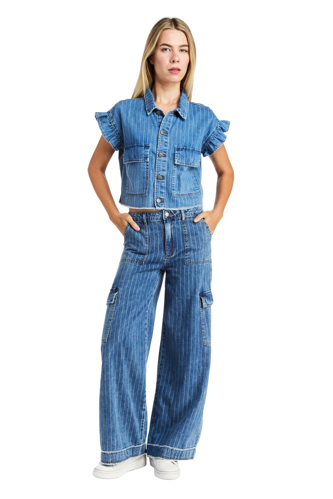 Cargo Pant in Stripe