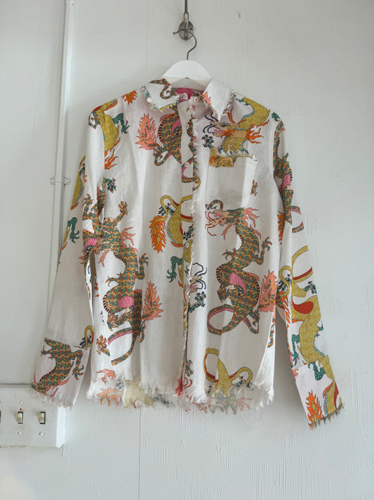 Cape Cod Top - White Dragon