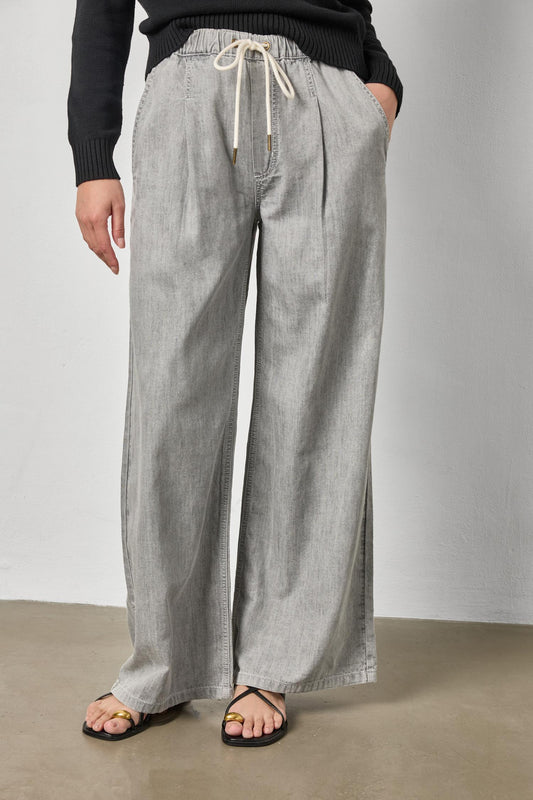 Lilla P Denim Pant : Grey Wash