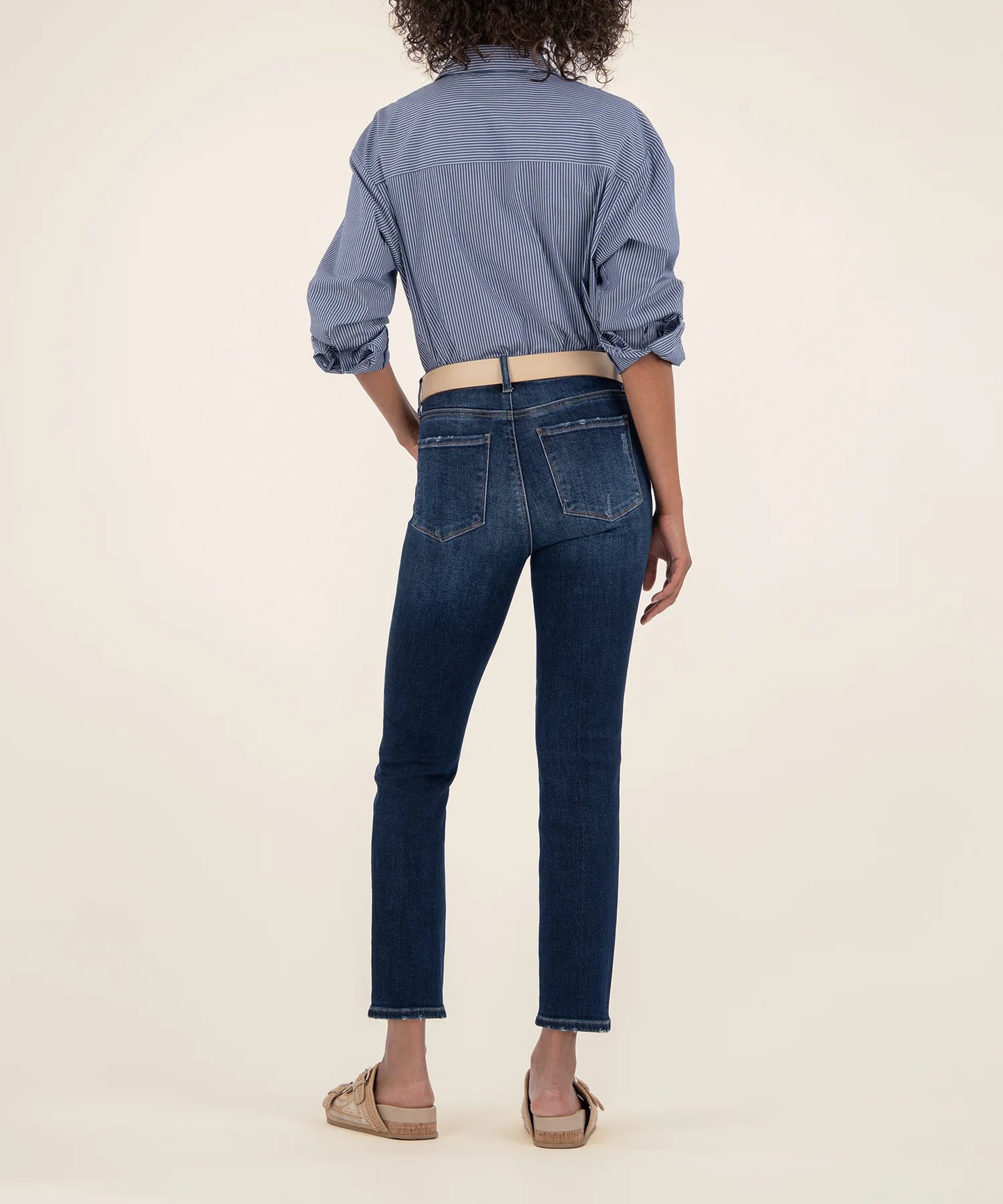 Reese High Rise Ankle Straight Leg
