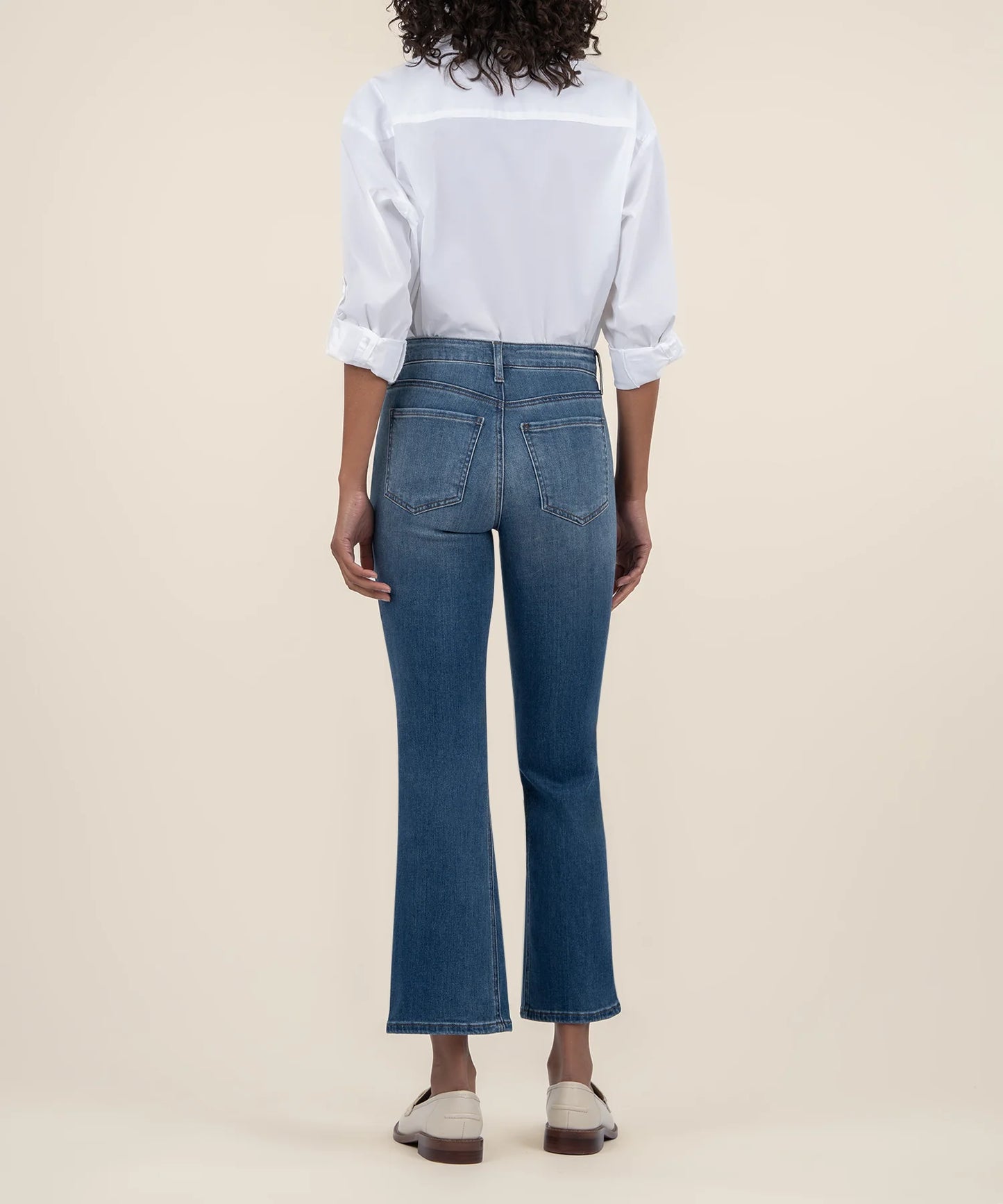 Kelsey High Rise Ankle Flare - Devotion Wash