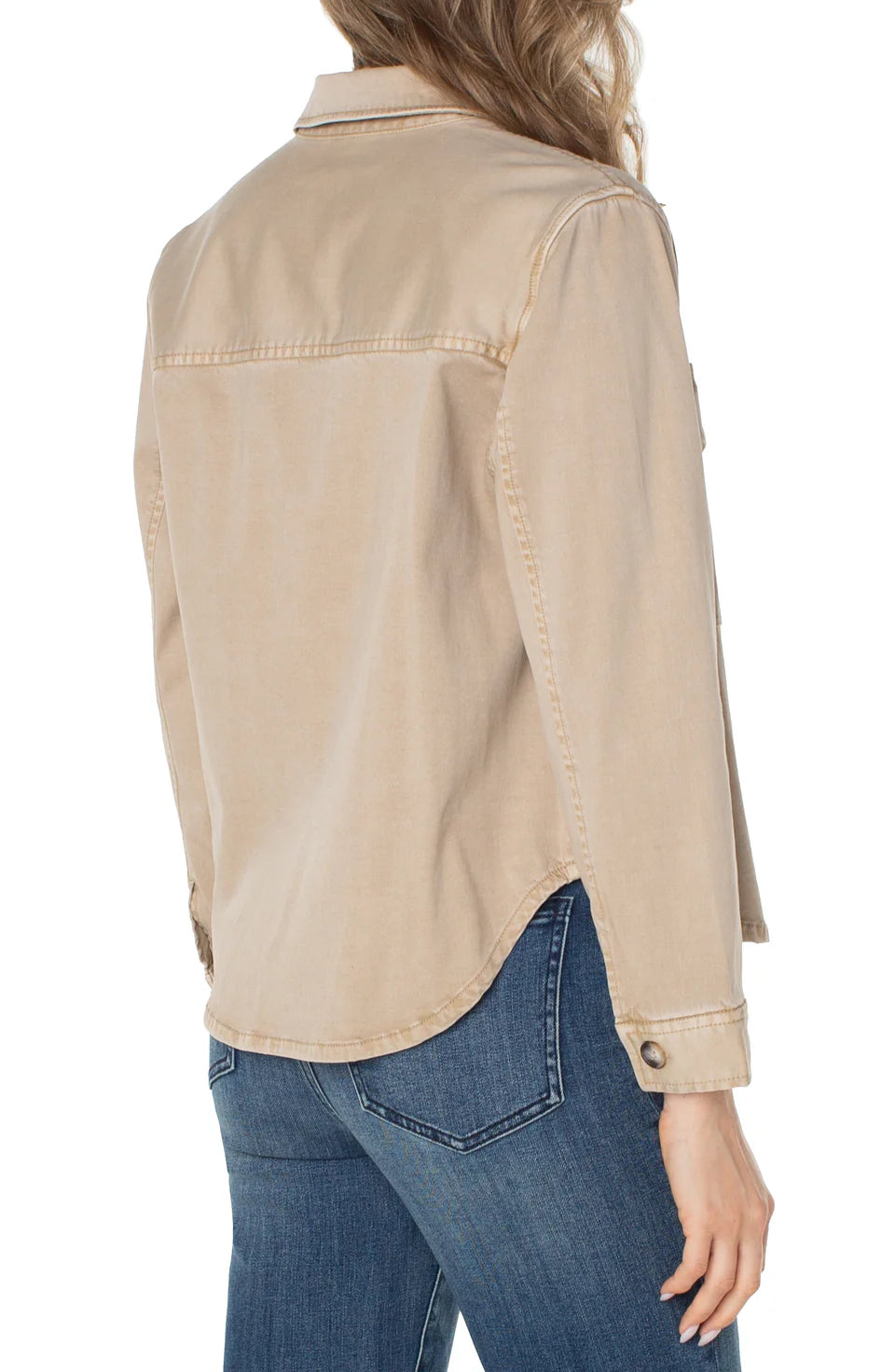 Cropped Shirt Jacket