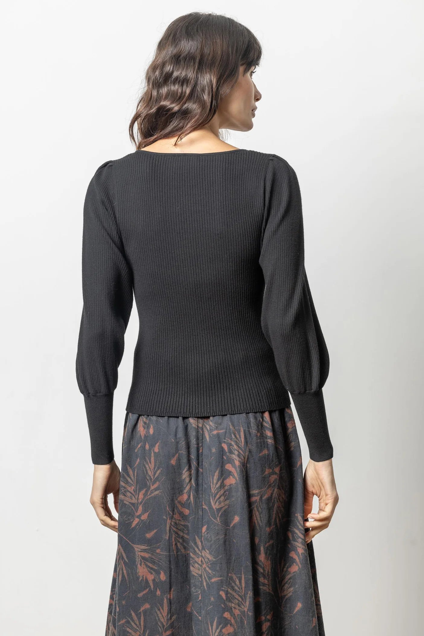 Full Sleeve Square Neck Sweater