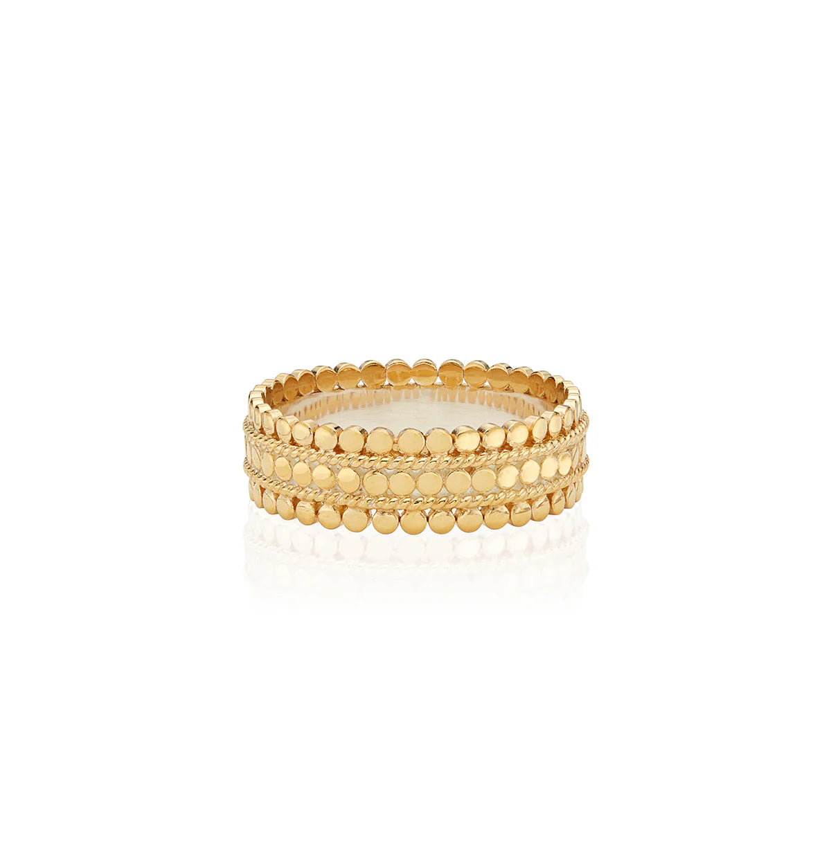 Scalloped Band Ring - Gold
