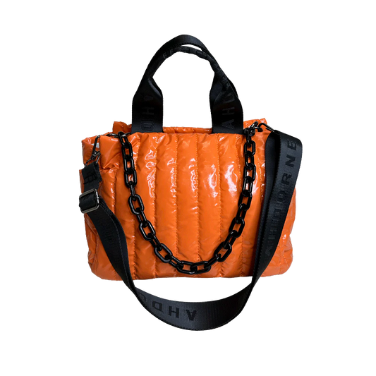 Rosie Liquid Quilted Nylon Tote