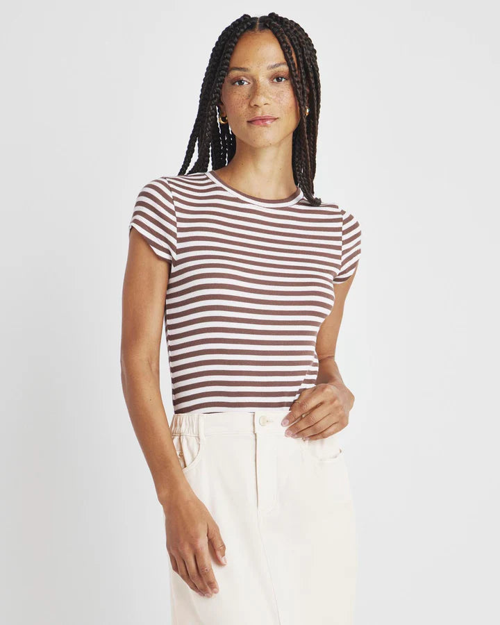 Benson Stripe Crew Tee