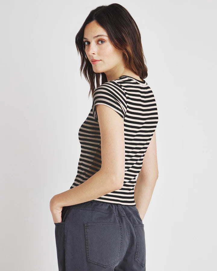 Benson Stripe Crew Tee
