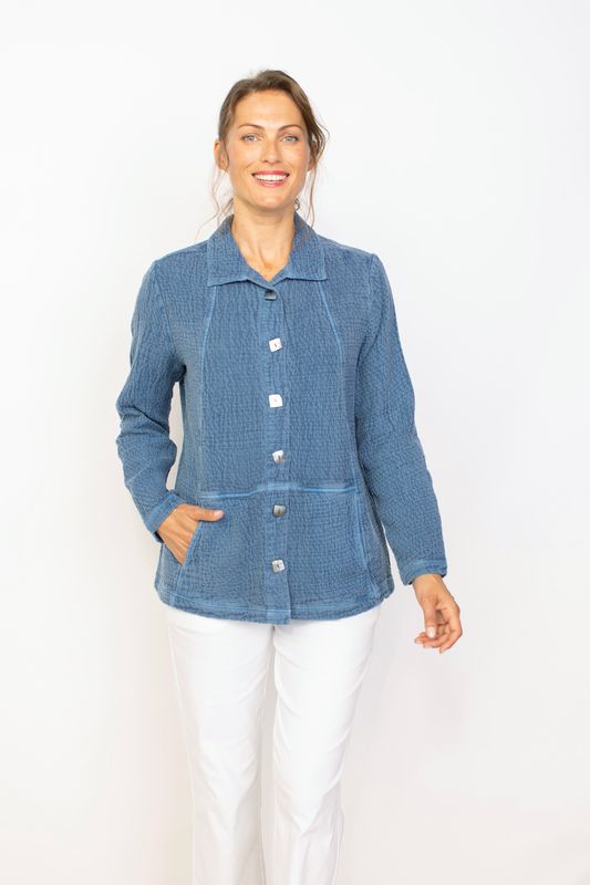 Sun Jacquard Pocket Jacket