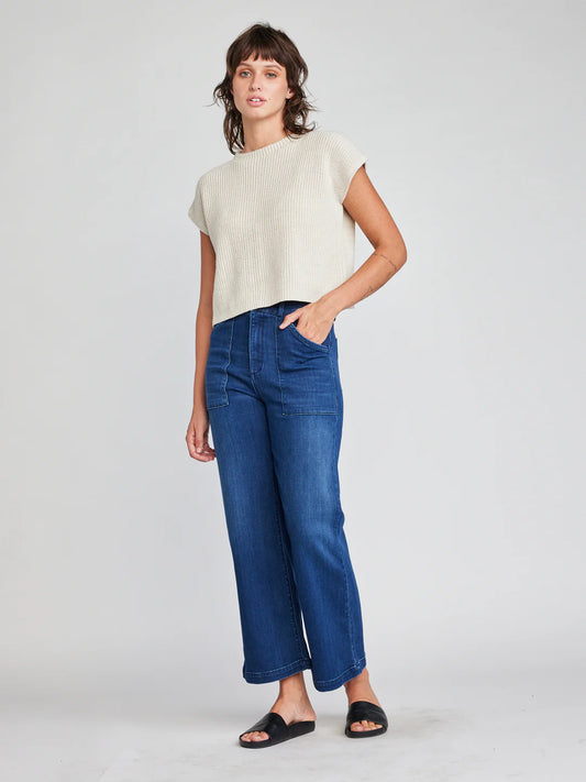 Gillian Crop Sweater Tee