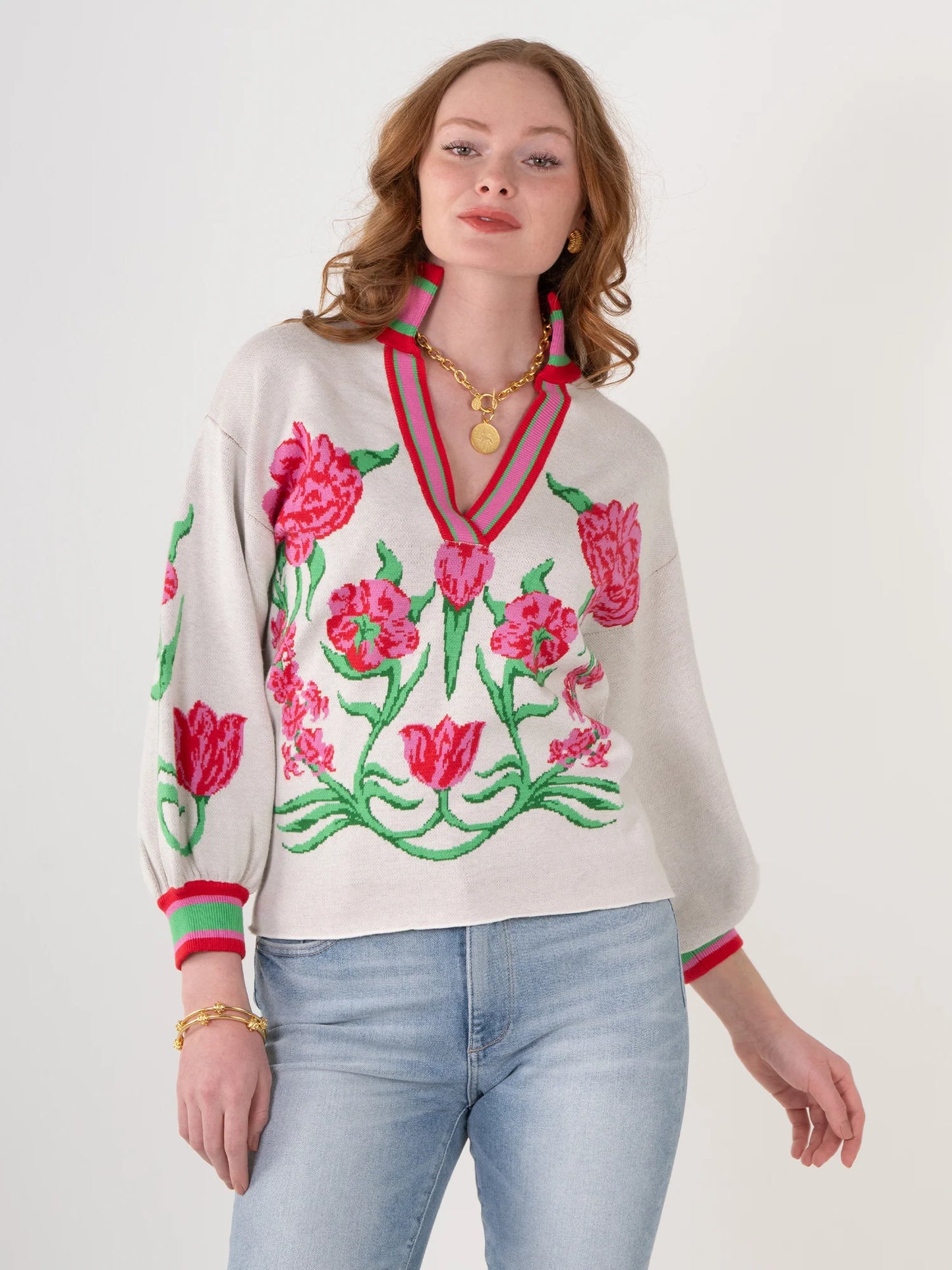 Lolli Sweater - Garden Cheetah