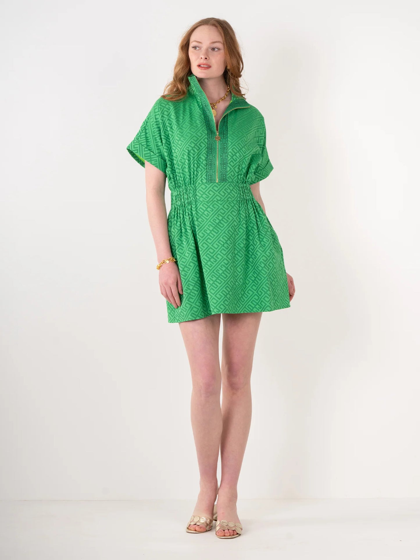 Pullover Dress - Fairway Green