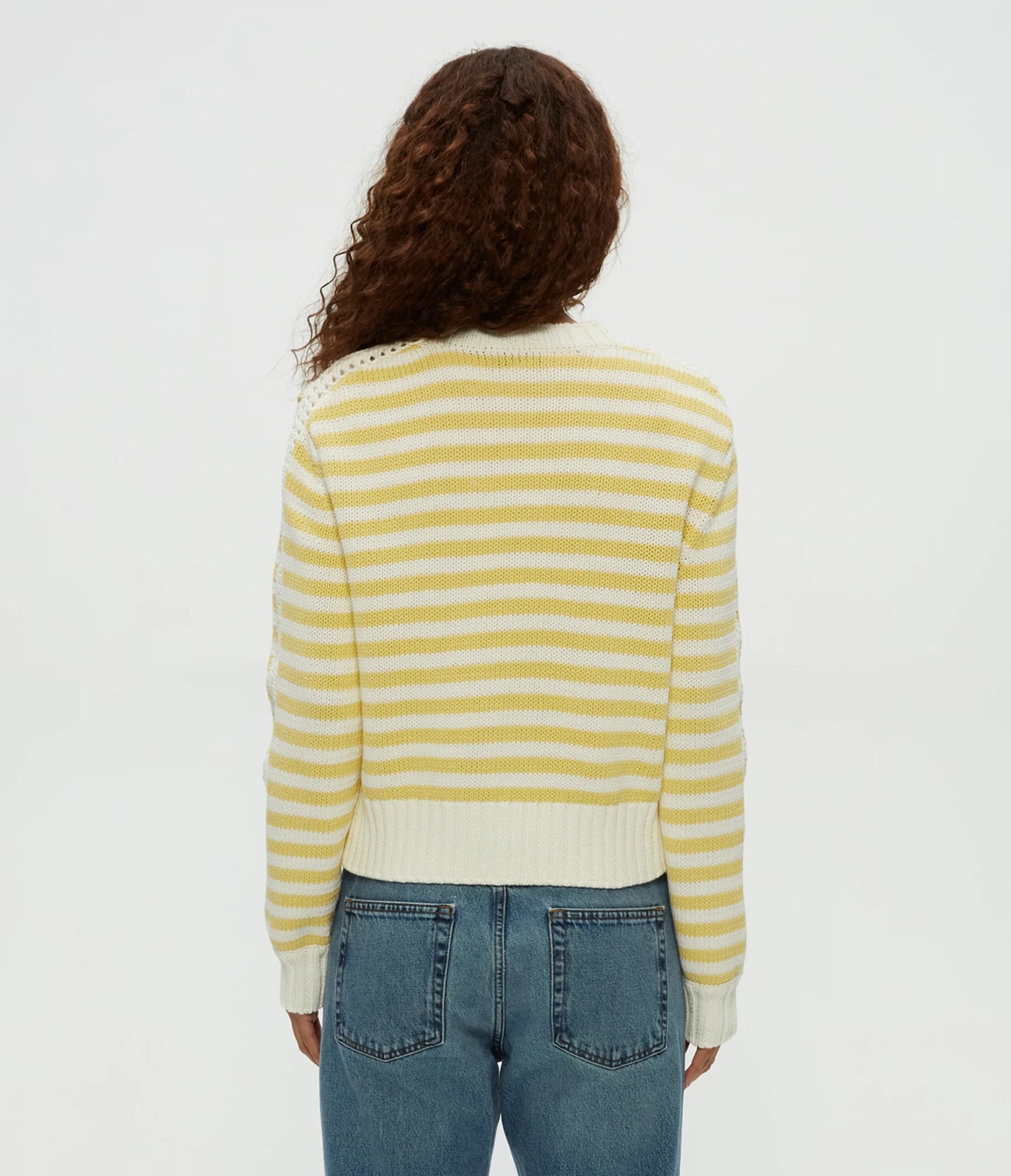 Merle Striped Crewneck Sweater