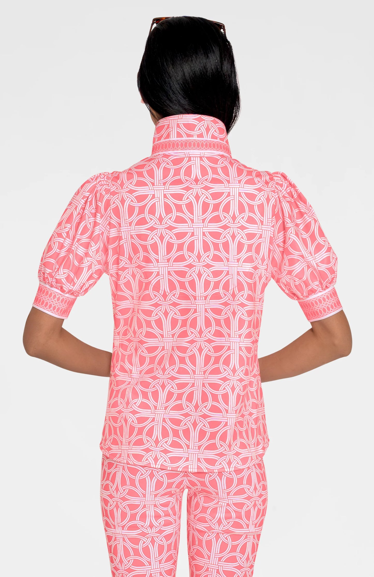 Puff Sleeve Top - Ring Toss