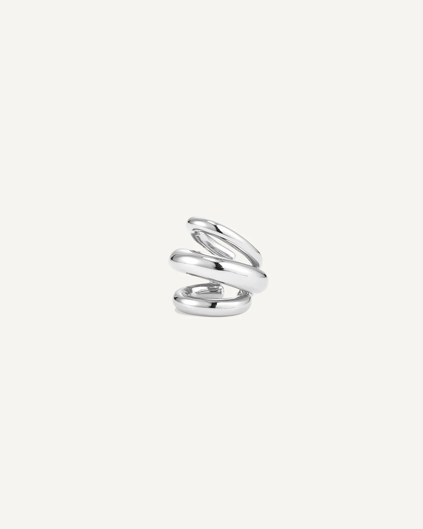 Tome Triple Ear Cuff - Silver