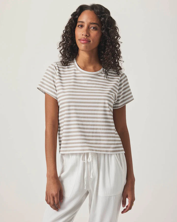 Louisa Short Sleeve Stripe Tee