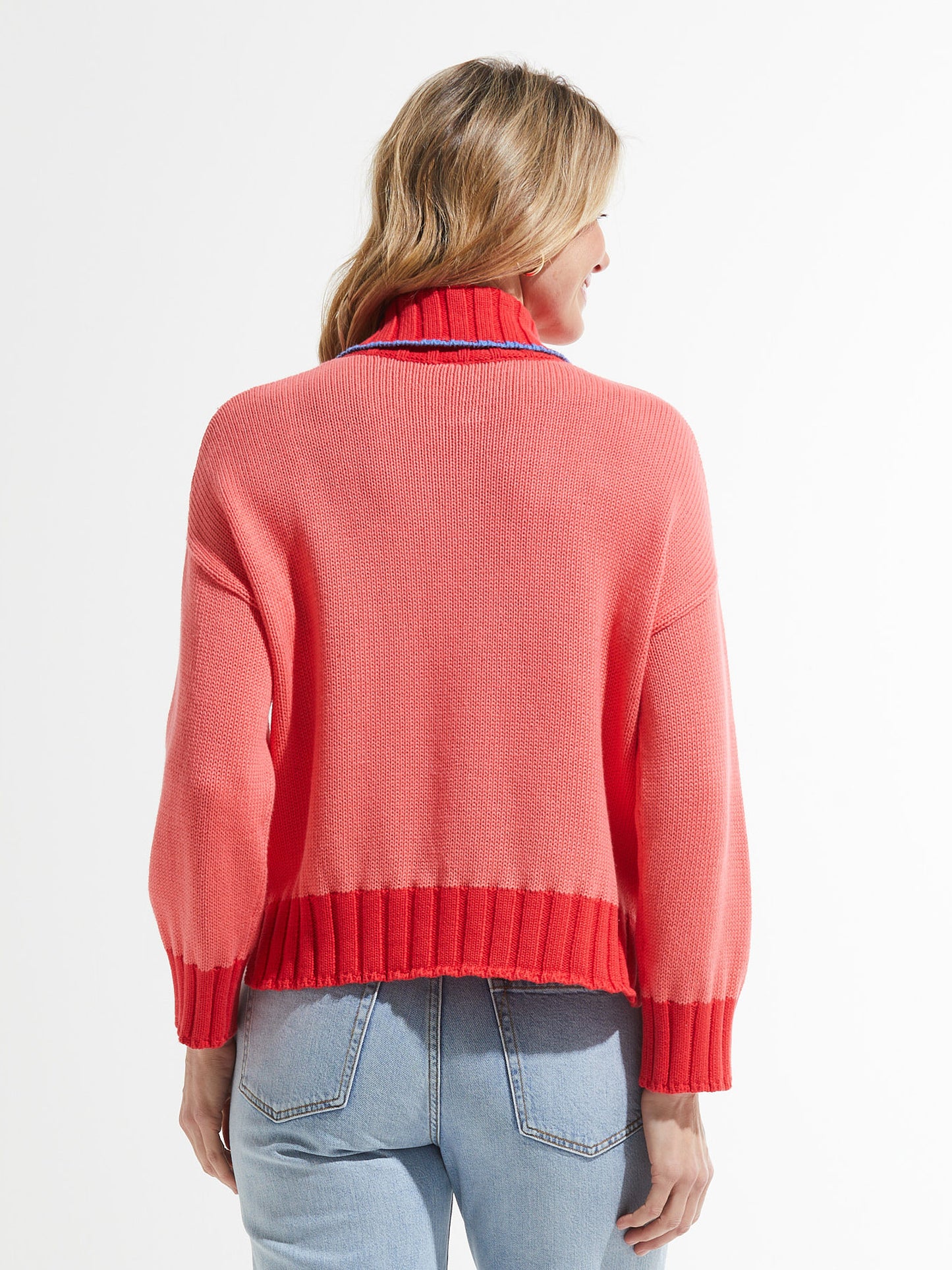 Button Up Cardigan W/ Line Detail
