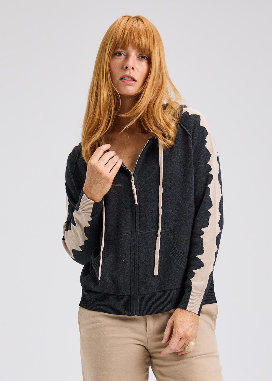 Jaggered Edge Hoodie