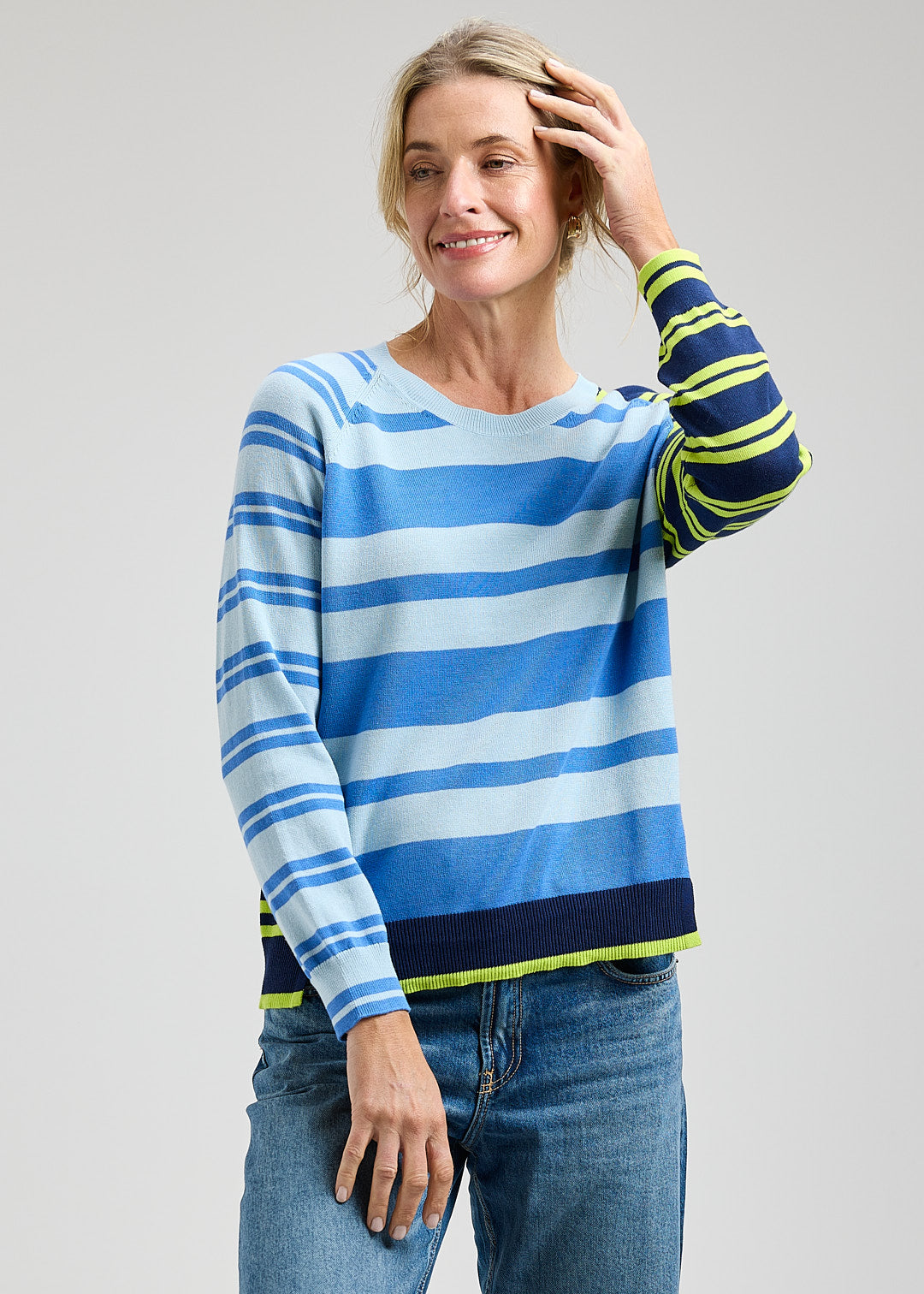 Powder Crazy Stripe Sweater