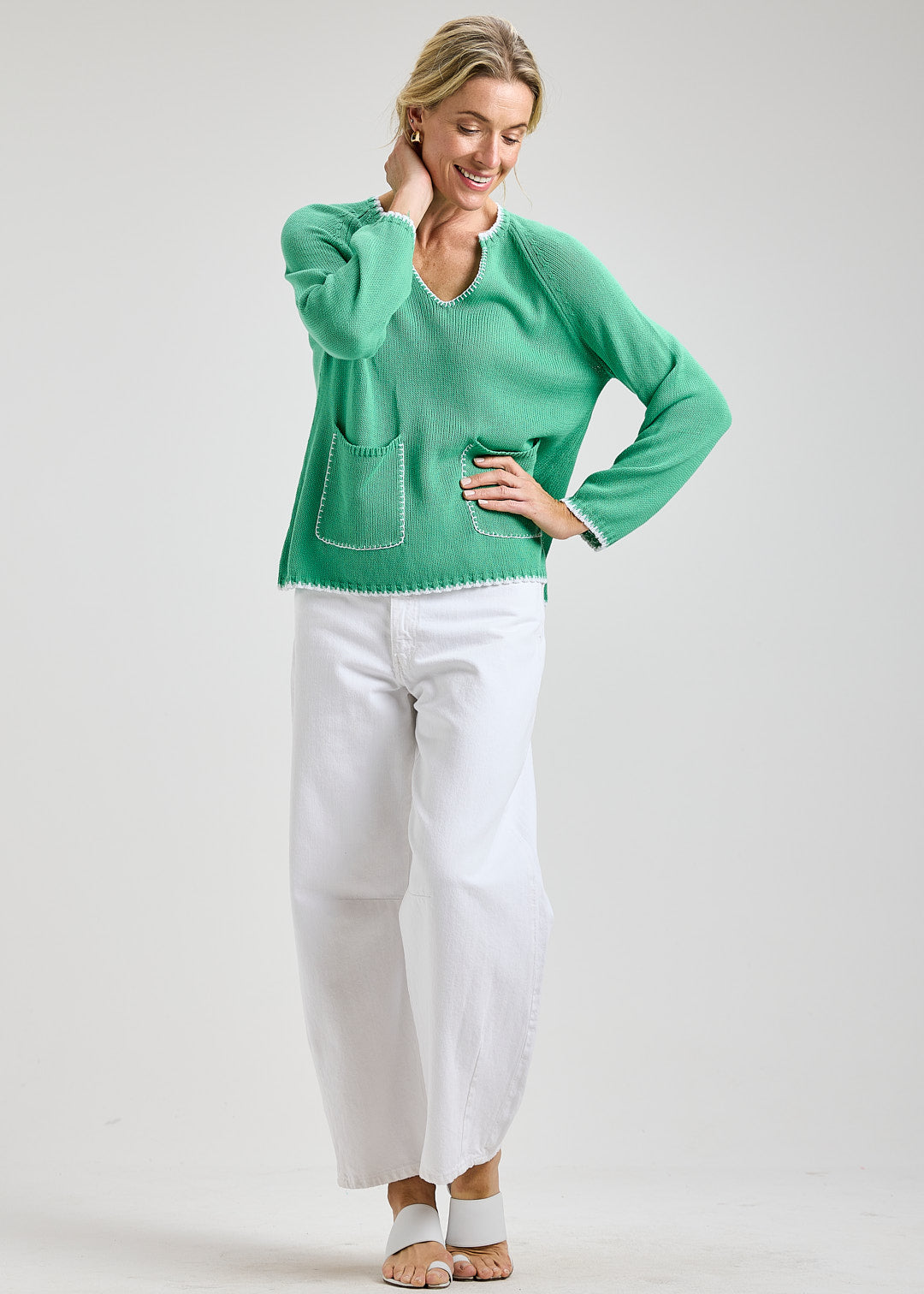 Apple Aline Pocket Sweater