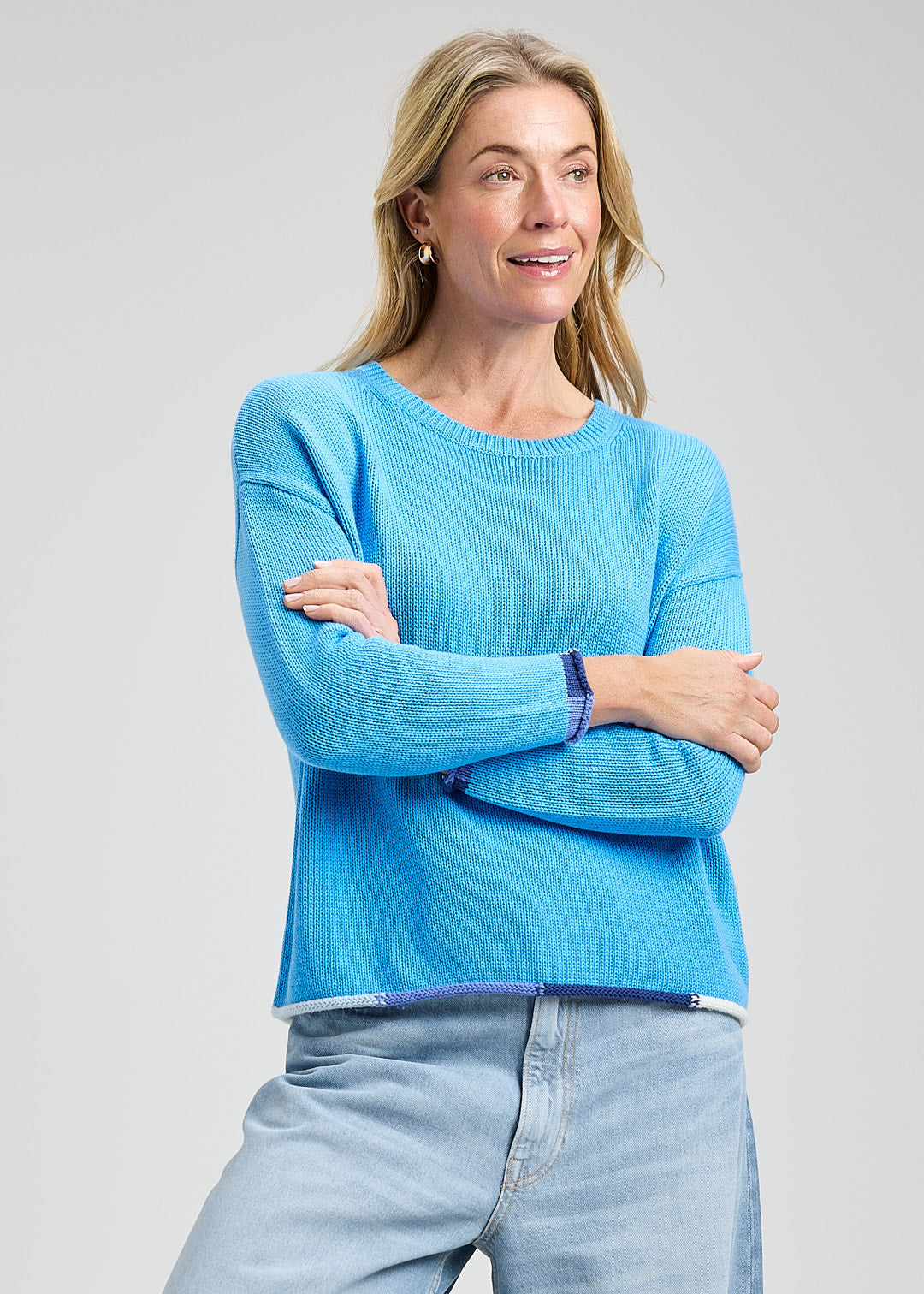 Azure Detail Sweater