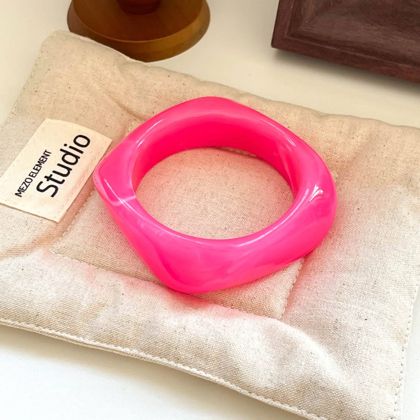 Candy Color Irregular Acrylic Bracelets DP25B589