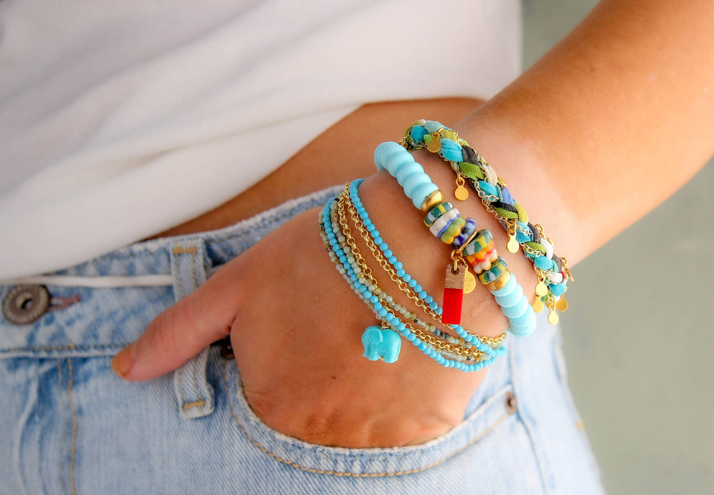 Skittles Elastic Bracelet