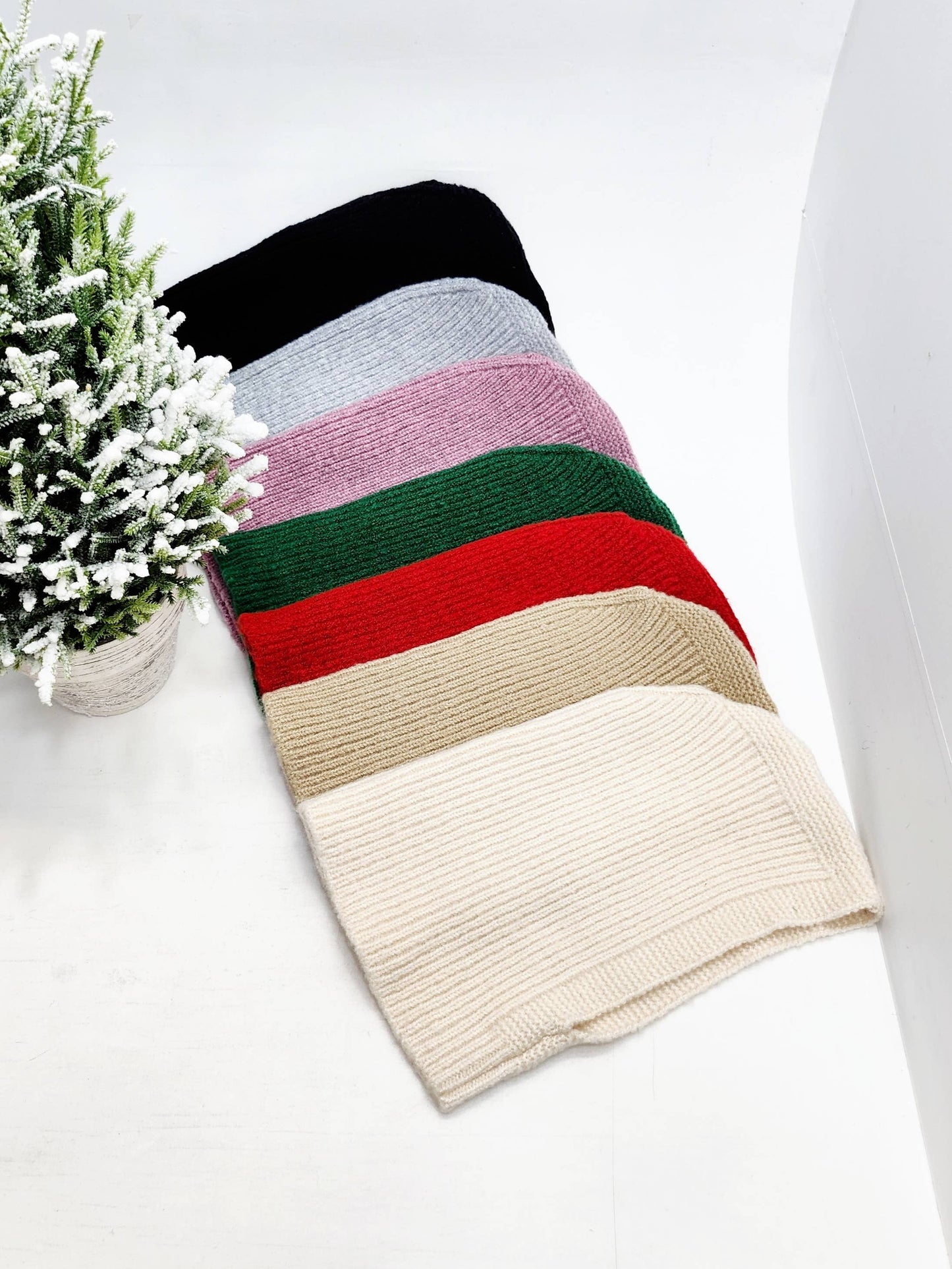 Sweater knit Alpaca hooded winter balaclava Hat