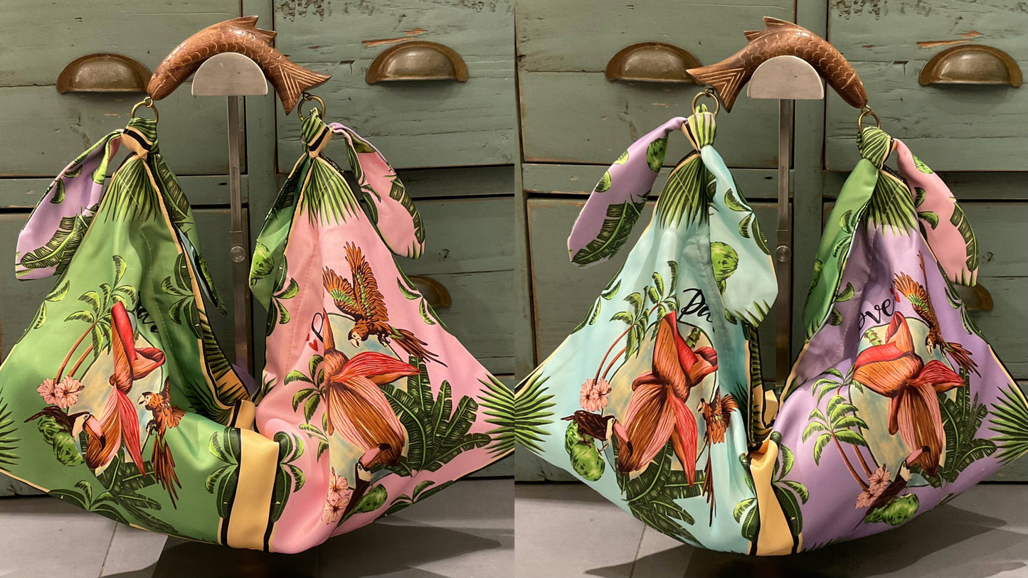Small scarf bag 203822: Abricot