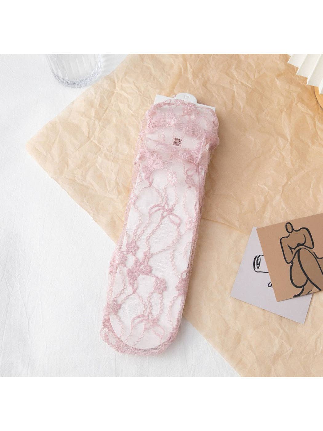 Rufia - Soft Lace Sheer Socks