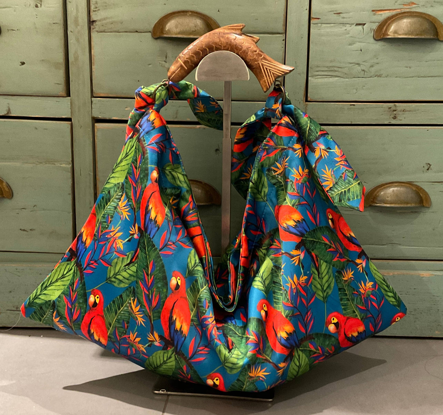 Small scarf bag 203822: Grey