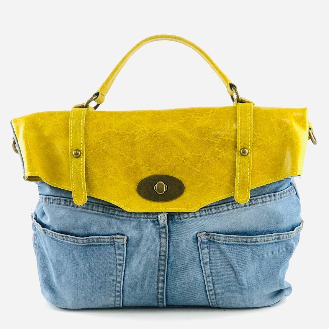 POSTINA LEONARDO VINTAGE DENIM PATTA SHINYLAMB COVER