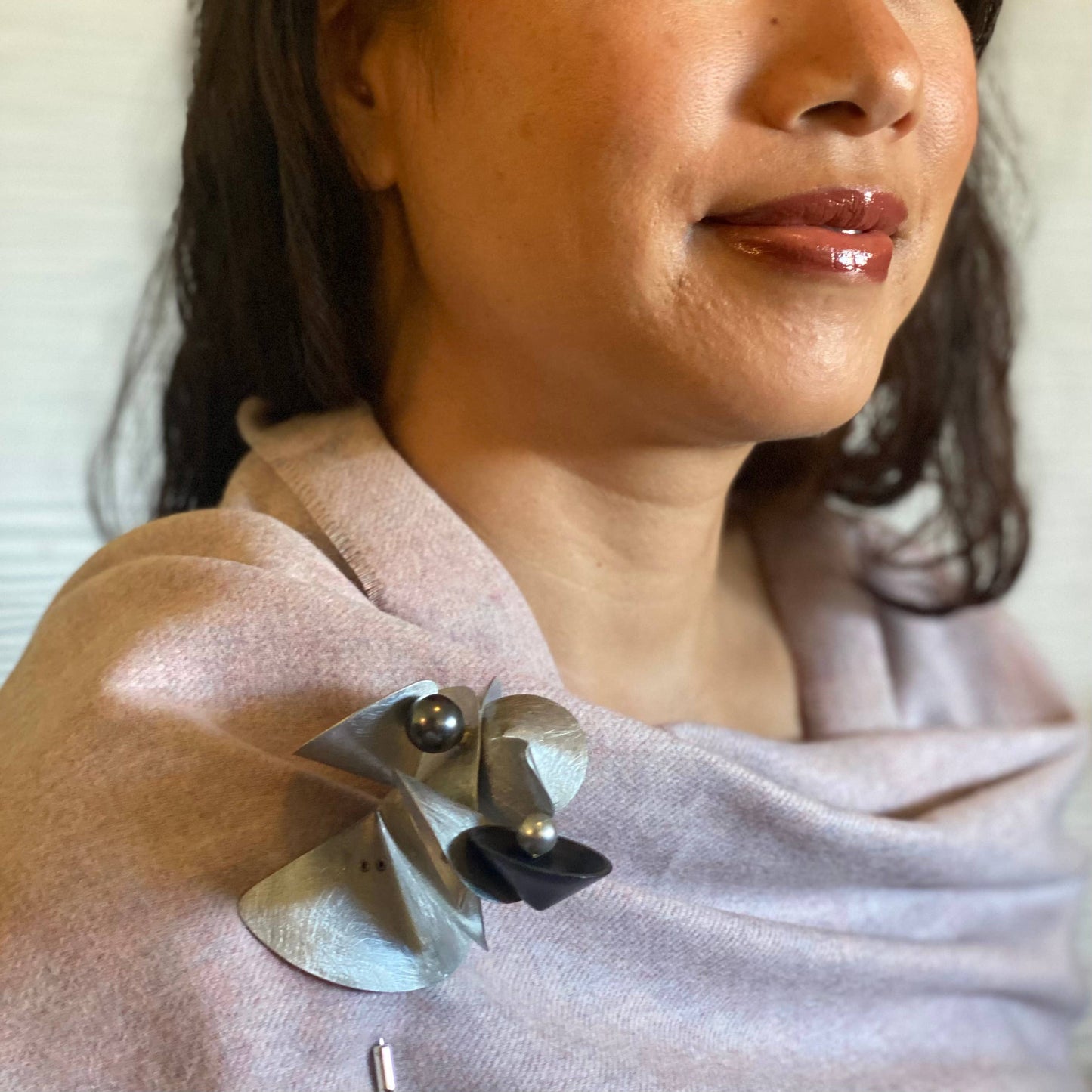 VOLUME Dress Up Your Outerwear with this Statement Brooch