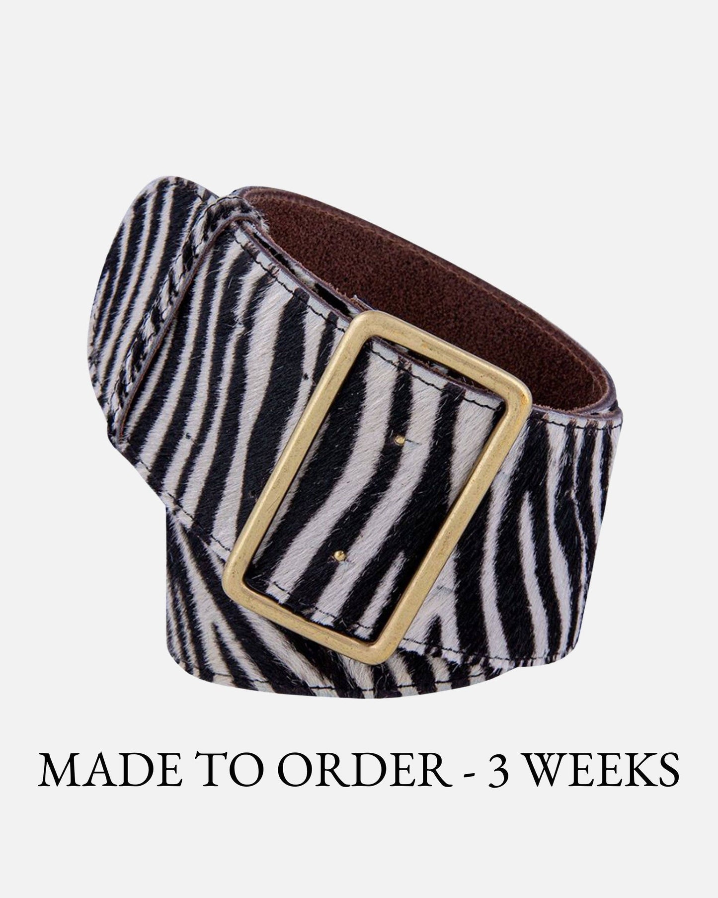 MADE TO ORDER Lori | Wide Animal Print Belt