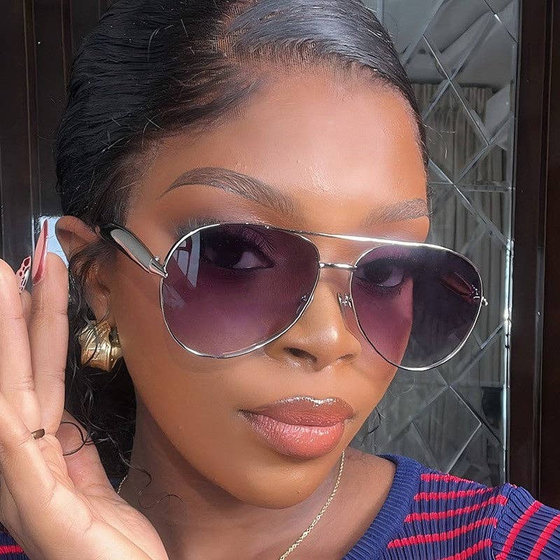Metal Frame Sunglasses