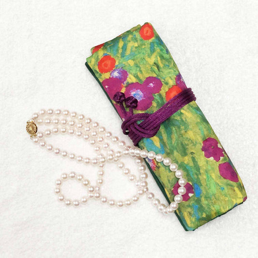 Flower Farm, Gustav Klimt Jewelry Roll