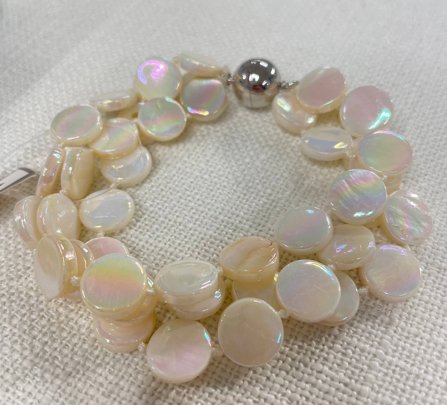Mother of Pearl Beaded Bracelet