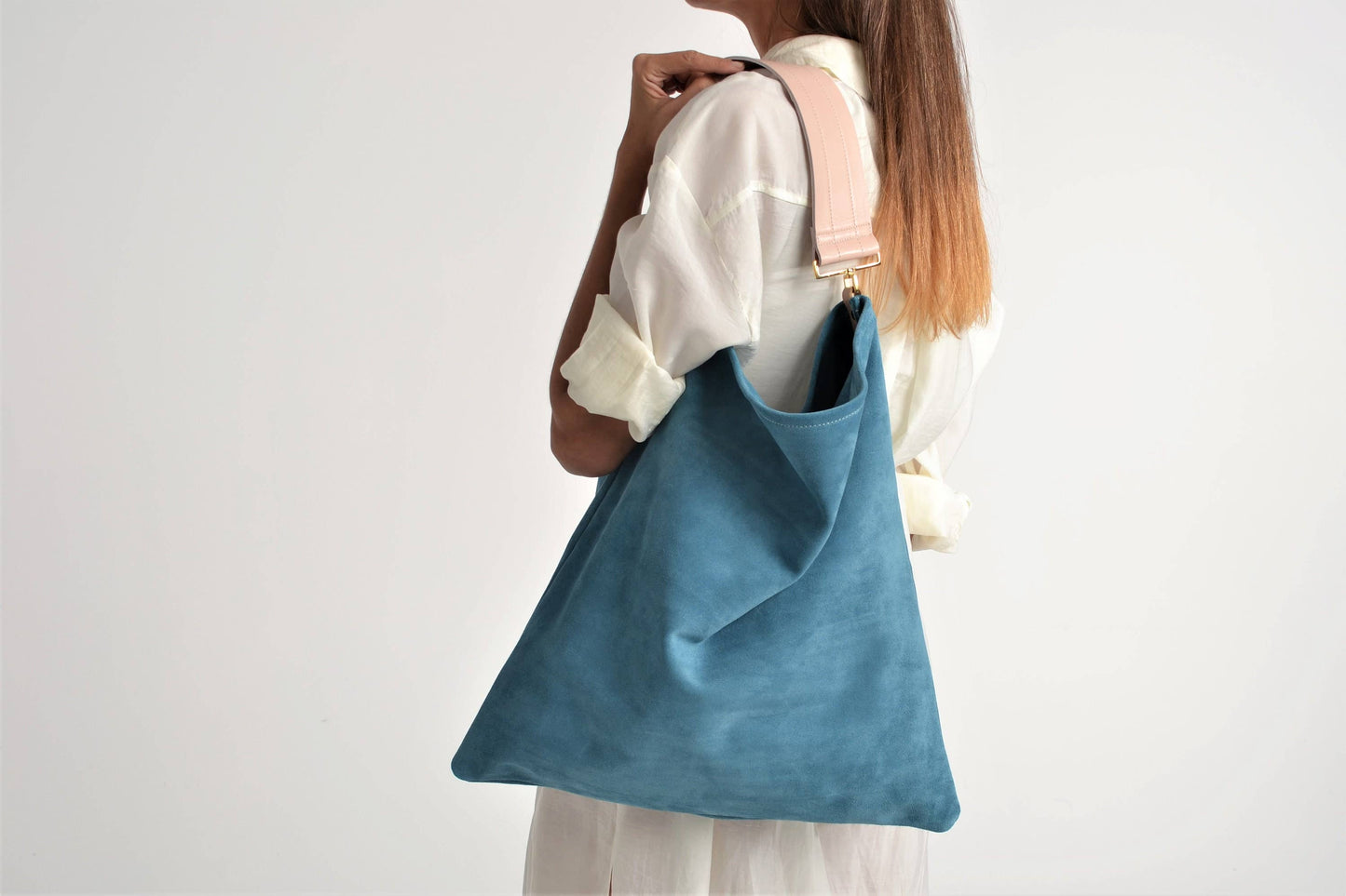 Akathi soft bag in jeans blue