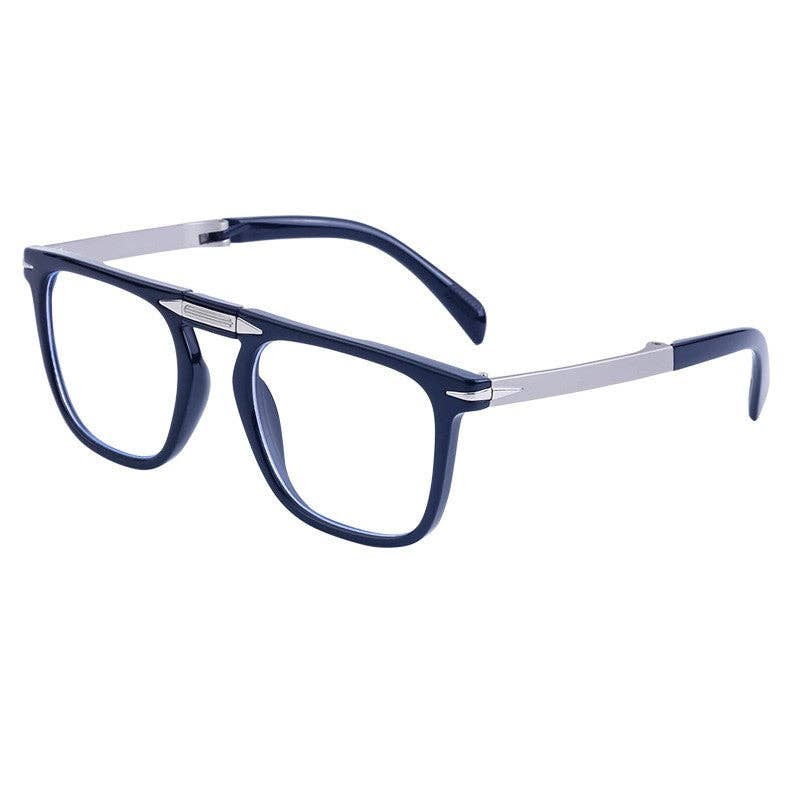 Retro Square Frame UV Protection Folding Sunglasses