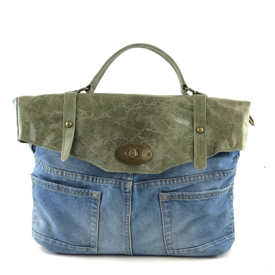 POSTINA LEONARDO VINTAGE DENIM PATTA SHINYLAMB COVER