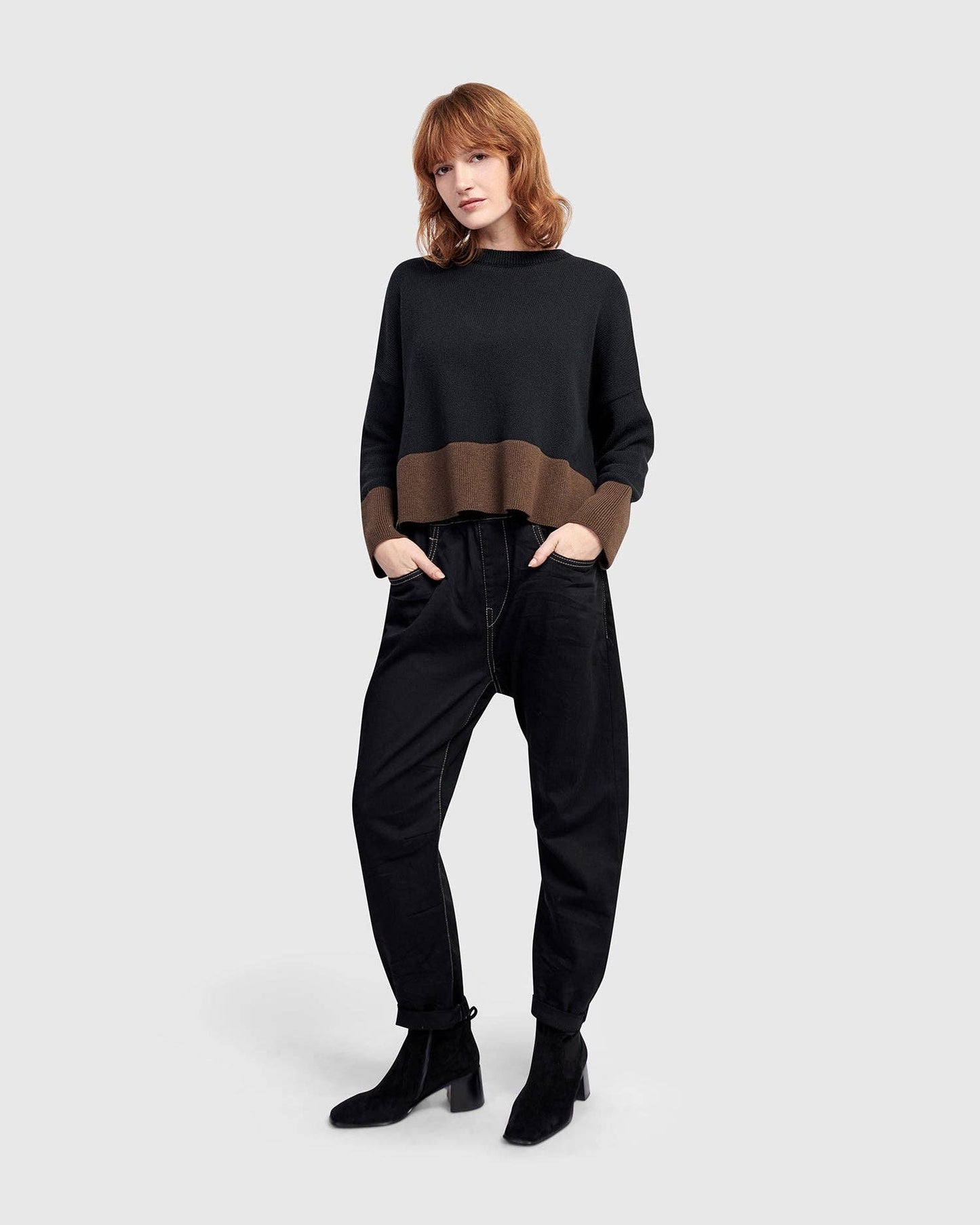 Vista Block Sweater, Mix