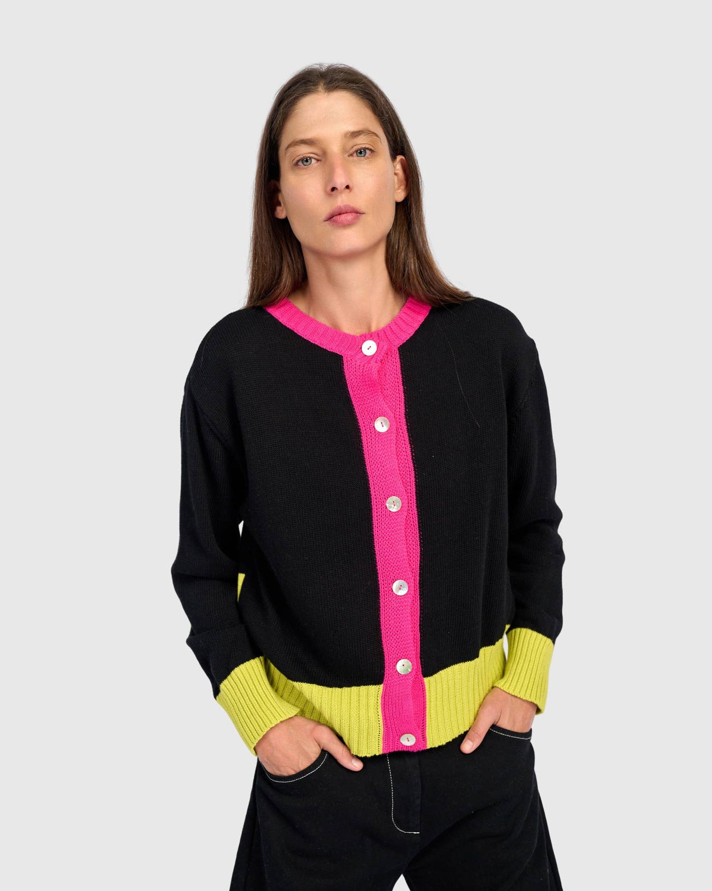 Cricket Cardigan, Black