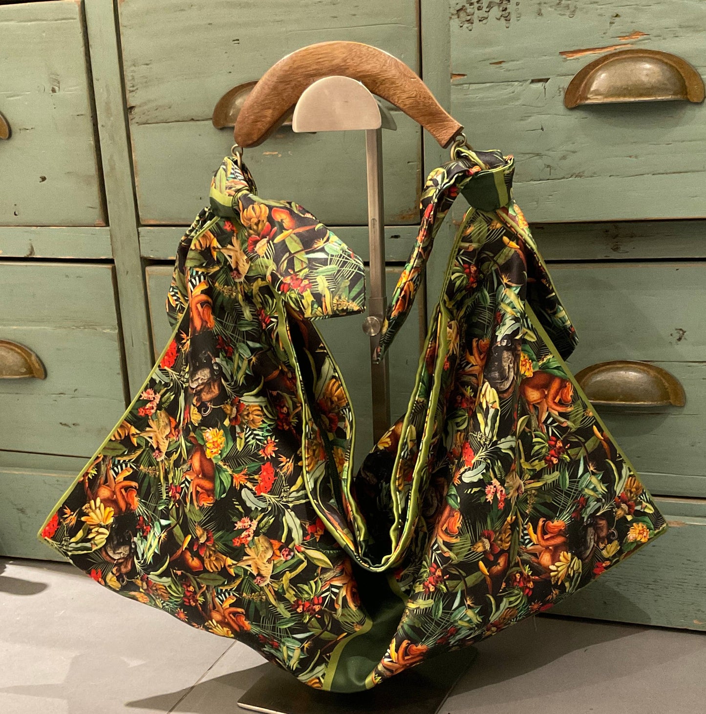 Small scarf bag 203822: Beige